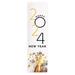 The Holiday Aisle® Happy New Year Banner 2024, Vertical Classic Disco Balls & Champagne, Hanging Banner w/ Glue Dots | Wayfair