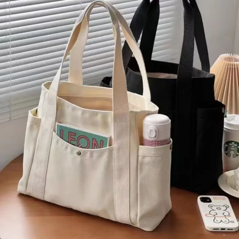 Sac fourre-tout de grande capacité, sac à bandoulière en toile pour les déplacements, sac à main à la mode et pratique pour femmes, sacs à main et sacs à main
