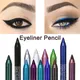Crayon Eye Liner Longue Durée pour Femme Pigment Imperméable Bleu Marron Noir Stylo Eyeliner