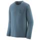 Patagonia - L/S Cap Cool Merino Graphic Shirt - Merinoshirt Gr L blau/grau