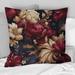 Designart "Regency Damask Grandeur Victorian Pattern I" Floral Printed Throw Pillow