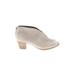 Earth Heels: Ivory Solid Shoes - Women's Size 6 - Peep Toe