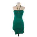 Guess Jeans Cocktail Dress - Mini: Green Print Dresses - Women's Size 8