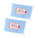 2 Sets Nail Polish Removers Disposable Nail Cleaning Pads Manicure Supplies for Home Shop Salon Blue