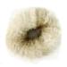 Mink Pom Ponytail Holder - Gentle Damage Hair Tie - Hair Beauty Accessories - Mink Fur Womans Girls Hair Care Gift (Beige)