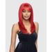 ops Slim Lace Fron Medium Long Lengh Sraigh Hea Synheic Hair Wig - IKON (2)