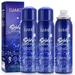 Shiny Glitter Spray 3PCS Body Glitter Spray Hair Glitter Spray Glitter Spray for Hair and Body (2.11 oz)