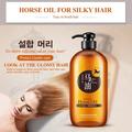 SDJMa Horse Oil Nourishing Shampoo - Horse Oil Shampoo for Women & Men - Horse Oil Fluffy Shampoo - Pure Horse Oil Conditioner - Horse Oil Hair Care Shampoo (300ML)