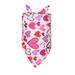 Dog Clothes Pet Clothes Pet Sweaters Valentine S Day Dog Bandanas Triangle Bandana Triangle Bibs Scarf Reversible Bandana Neckerchief Scarf For Dogs Cats Washable And Petwear