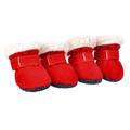 Pet Snow Boots Plus Velvet Soft Sole Shoes Non-slip For Dog Cat Winter Pet Shoes