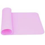 Silicone Placemat Leakage Proof Waterproof Non Slip Pet Feeding Bowl Mat Accessory(Pink )