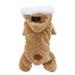 Pet Clothing Polyester Hoodied Sweatshirts Dog Cat Clothes Plus Plush Outwear Homewear Clothes For Pets Dogs Cats Accessories M