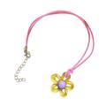 Transparent Colored Irregular Hollow Flower Resin Accessory DIY Necklace C8U9