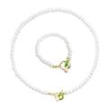 Flower Tulip Bracelet Necklace Set For Women I6J2