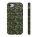 Green & Brown Camouflage Tough iPhone 15 Case-iPhone 14-iPhone Case-iPhone