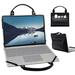 Lenovo ThinkBook 14 G4 ABA IAP Laptop Sleeve Leather Laptop Case for Lenovo ThinkBook 14 G4 ABA IAP with Accessories Bag Handle (Black)
