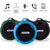 C6 Waterof Bluetooth Speaker Big Suction Cup dustof Bluetooth Stereo outdoor sports mini TF subwoofer