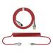 Type C Detachable Mechanical Keyboard Cable Aerial Plug In Cable Adjustable Extension Metal Interface Plug Cable