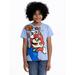 Nintendo Mario Toddler Boys or Girls Short Sleeve Crewneck T-Shirt Sizes 12M-5T
