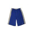 Nike Athletic Shorts: Blue Solid Sporting & Activewear - Kids Boy's Size Large