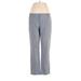 Gap Dress Pants - High Rise Straight Leg Boot Cut: Gray Bottoms - Women's Size 6