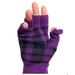 Coach Accessories | Coach Winter Plaid Mittens Gloves | Color: Black/Purple | Size: Os