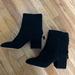 J. Crew Shoes | Jcrew Black Suede Bootie Size 8.5 | Color: Black | Size: 8.5