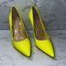 Jessica Simpson Shoes | Jessica Simpson Neon Yellow Heels | Color: Yellow | Size: 9