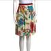Gucci Skirts | New Gucci 2017 Floral Print Silk Skirt | Color: Blue/Pink/Red | Size: Xs