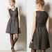 Anthropologie Dresses | Anthropologie Moulinette Souers Black Tweed Fit And Flare Dress | Color: Black/Gold | Size: 0