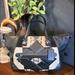 Coach Bags | Coach Canyon Quilt Exotic Swagger Handbag. 27dk. Chalk/Black/Exotic | Color: Black/White | Size: Os