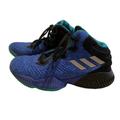 Adidas Shoes | Adidas Lvl Cloudfoam Sneakers Men's Basketball Casual Classic Comfy Shoes Size 6 | Color: Black/Blue | Size: 6