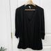 Anthropologie Tops | Anthropologie Akemi + Kin V-Neck Top In Black | Color: Black | Size: L