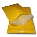 EPOSGEAR 50 Pack Yellow Poly Polyethylene Gloss Bubble Padded Mailing Postage Gift Envelope Mailer Bags - Quick and Easy Alternative to Gift Wrap (A4/C4 (340mm x 240mm))