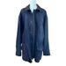 Burberry Jackets & Coats | Burberry Vintage Leather Jacket For Men Size Extra Large | Color: Blue/Brown | Size: Xl