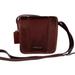 Coach Bags | Coach Pochette 6213 Neoprene Brown Leather Crossbody Bag 6 X 6 | Color: Brown | Size: 6” X 6” X 2”