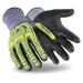 HEXARMOR 2095-XXS (5) Hi-Vis Cut Resistant Impact Coated Gloves, A6 Cut Level,