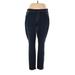 Boston Proper Jeans - High Rise: Blue Bottoms - Women's Size 18 - Dark Wash