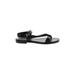 J.Crew Sandals: Black Print Shoes - Women's Size 10 - Open Toe