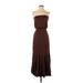 Diane von Furstenberg Cocktail Dress - DropWaist: Brown Dresses - Women's Size P