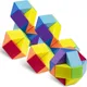 Cube Transformable Arc-en-ciel pour Enfant Puzzle Jouets Éducatifs Casse-Tête 24/ 48 Segments