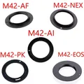 1PCS Pour M42-EOS M42-AI M42-AF M42-PK M42-NEX En Aluminium M42 Vis Monture Adaptateur D'objectif