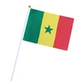 Drapeaux à main avec mâts drapeaux de pays avec 20*28cm ghana