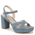 LifeStride Last Dance 4 - Womens 6 Blue Sandal Medium