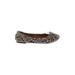 Lucky Brand Flats: Brown Snake Print Shoes - Women's Size 7 1/2