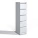 5 Drawer Metal Vertical Filing Cabinet with Lock,A4 Legal/Letter Size