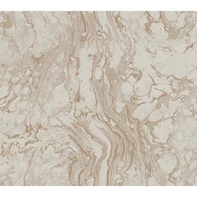 Ronald Redding Polished Marble Taupe Wallpaper