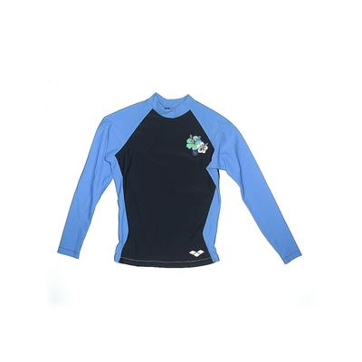 Arena Rash Guard: Blue Sporting & Activewear - Kids Girl's Size Small