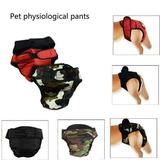 Jacenvly 2024 New Pet Essentials Clearance Dogs Physiological Pants Sanitary Diaper Menstruation Underwear Briefs Camouflage