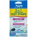 API 5 in 1 Aquarium Test Strips for Freshwater and Saltwater Aquariums [Aquarium Water Test Kits Aquarium Supplies] 4 count